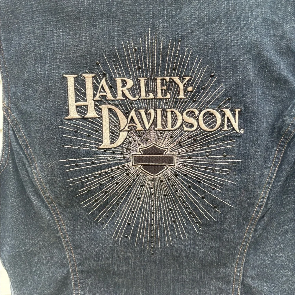 Harley-Davidson sleeveless denim